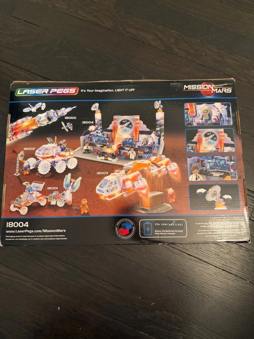 NEW Laser Pegs 18004 Mission Mars Mission Control